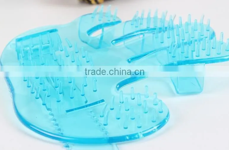CY109 Wholesale Dog Bath Gloves Pet Massage Brush Pet Grooming Brush