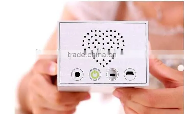 2016 Newest Explosion Hot-selling Pandora's Box Multifunction Bluetooth Stereo Music Speaker Touch LED Lamp Wooden BT Speaker