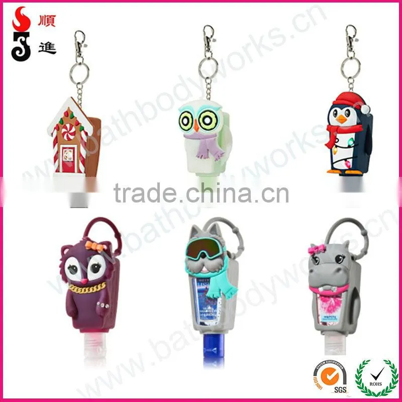 Silicone antibacterial hand sanitizer holder for Bath and body works 1 fl oz/29ml