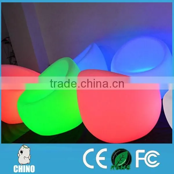 Plastic bar furniture led chair lighted Glowing Led chair sofa