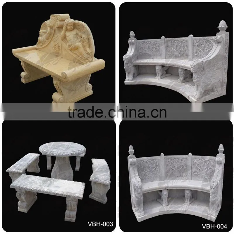 Hot Sale Marble Bench for Decoration VBC--001