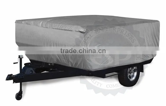 Waterproof 3 Layers Nonwoven Fabric Folding Camper Trailer RV Cover