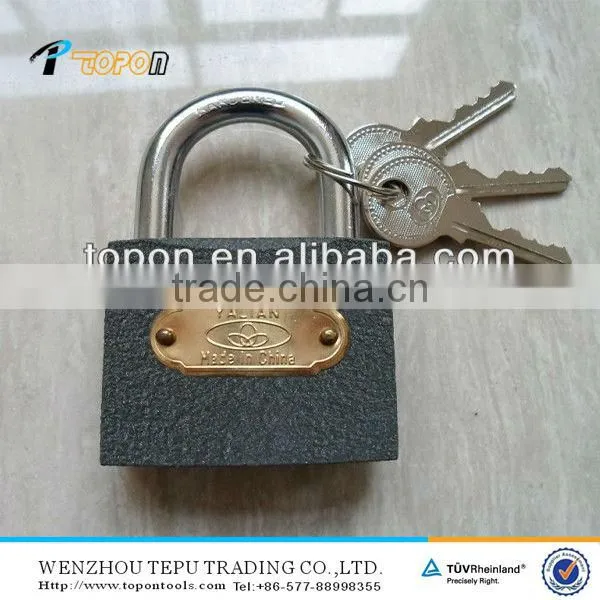 55mm thick grey iron padlock