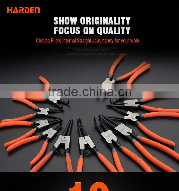 Functional OEM Service Internal Straight Jaw Professional 7" Circlip Pliers