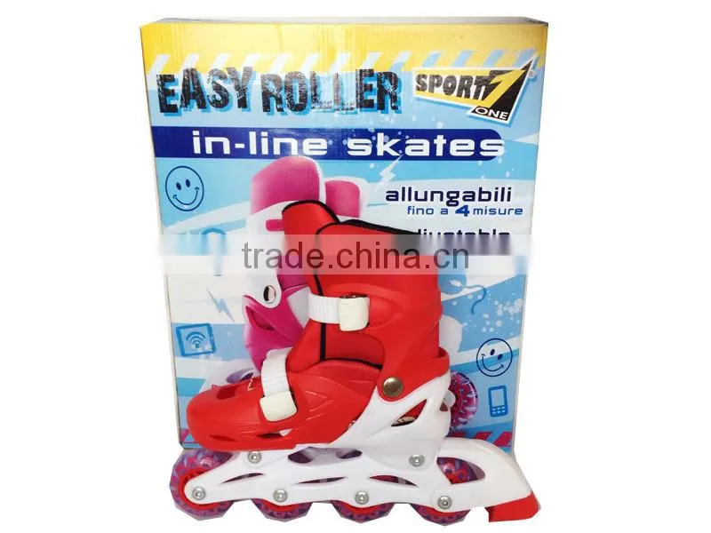 Sport roller flash light inline skate shoe