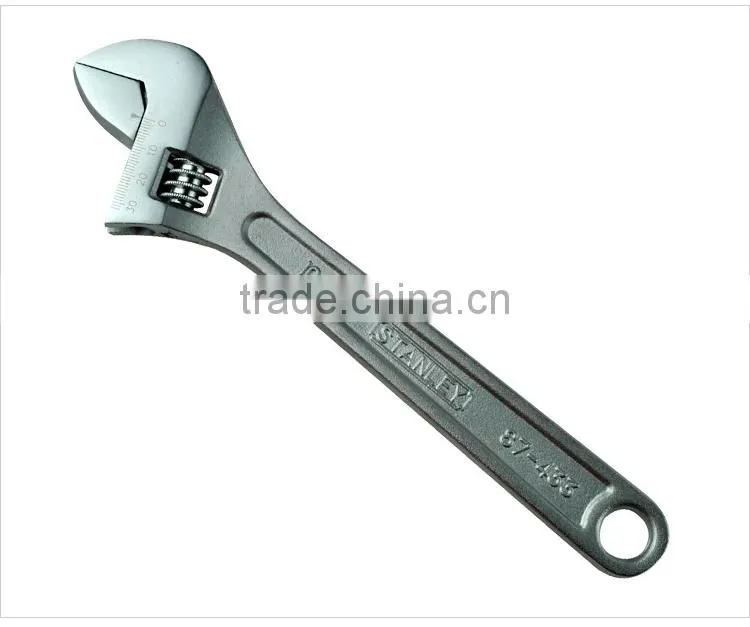 Drop forged carbon steel 12" adjustable wrench for sale