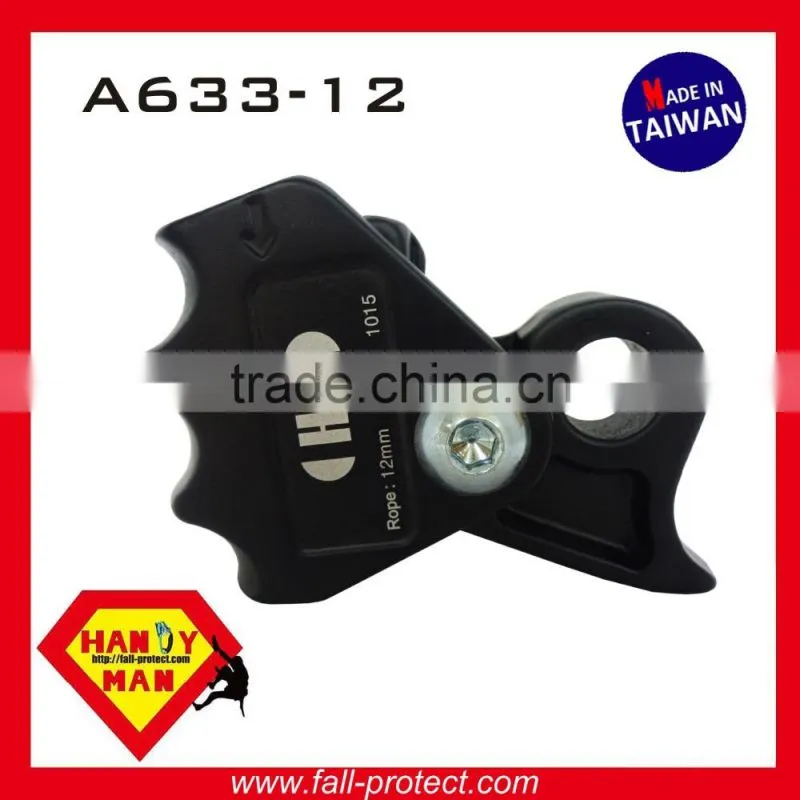 A633-12 Mountaineering Industrial Fall Protection Aluminum With Eye 12mm 16mm Use with Synthetic Rope Grab