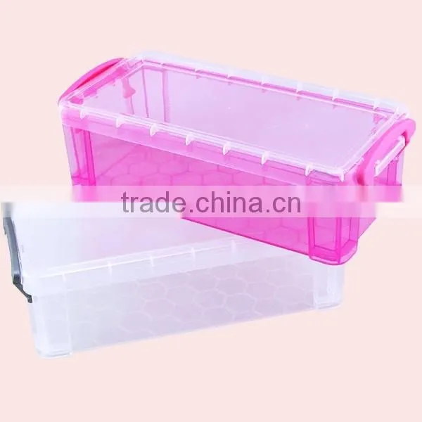 2016 New Clear Large Plastic Storage Container With Handle