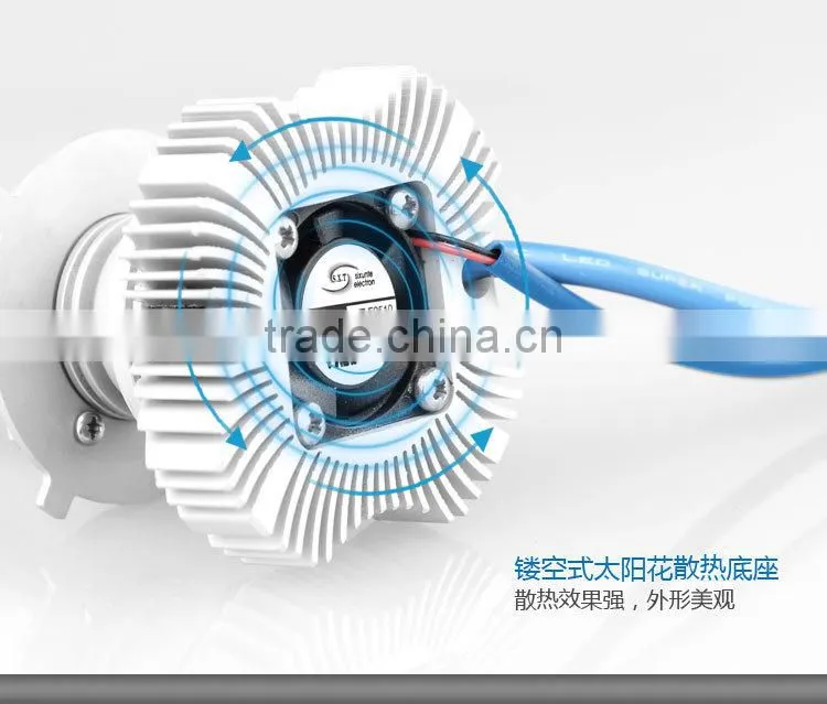 Car HID light,led headlight, 50w cree headlight H1 50W COB Chips 3600LM LED High Power H1 50W Car Fog Headlight H4 HI-LOW
