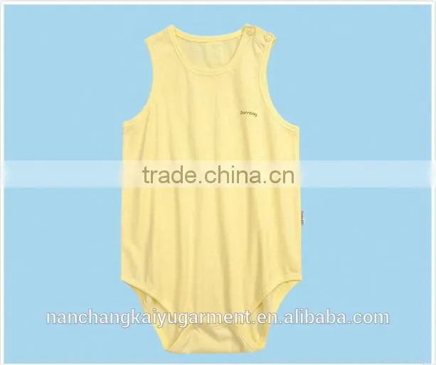 wholesale plain organic cotton baby rompers