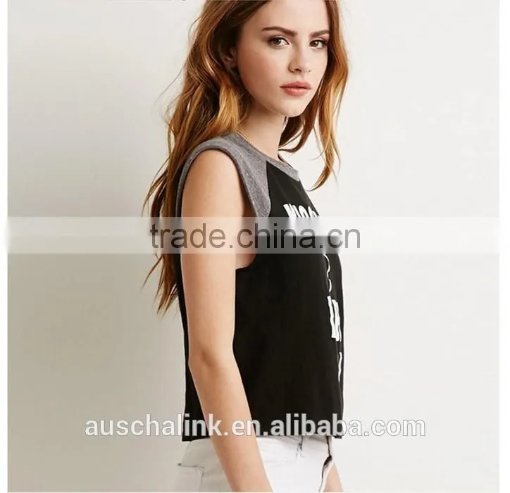 auschalink summer promotion lady sport dry fit custom t-shirt