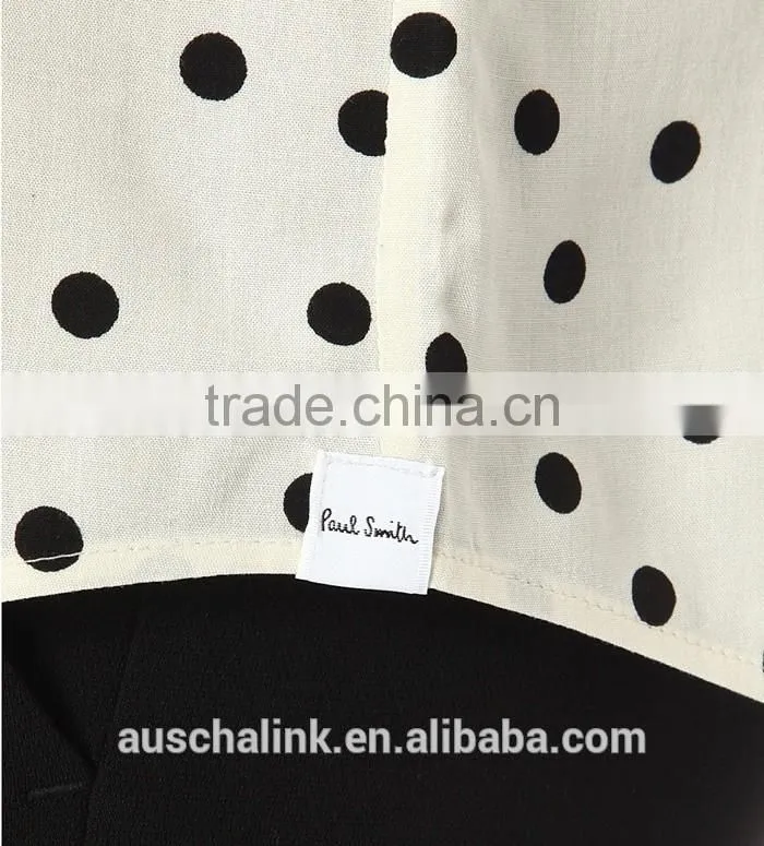 2016 new design ladies woven cheap shirt made in china