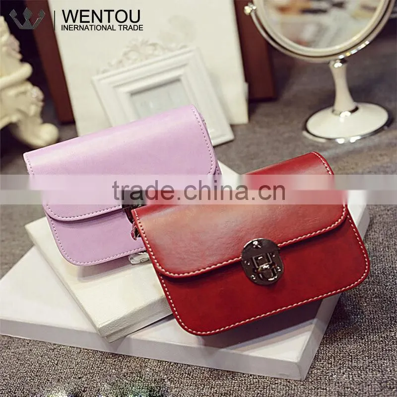 New Design Fashion Girls Leather Satchel