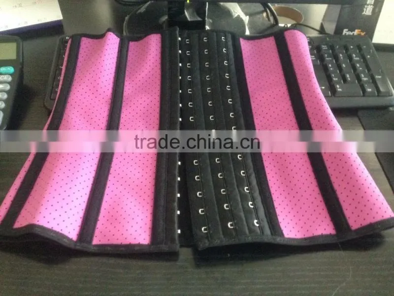 Instyles latex waist cincher latex lingerie wholesale gothic clothing underbust latex waist trainer 4color