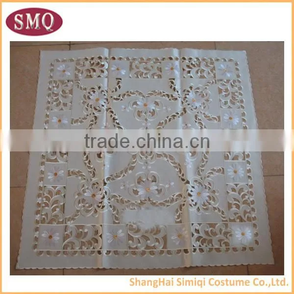 hot selling new design embroidery waterproof outdoor tablecloth