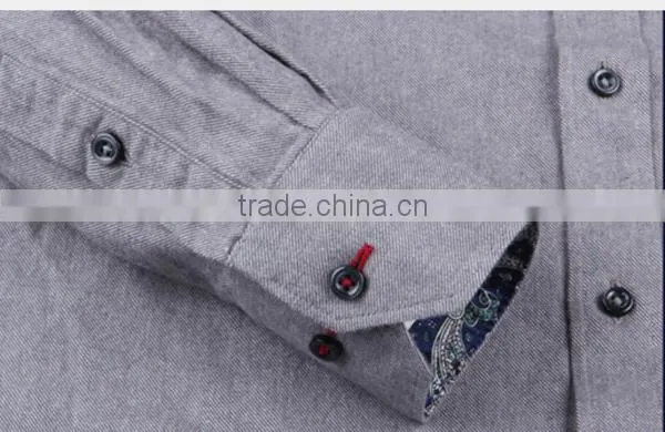 shirt new fashion 100% cotton business shirt for men button down long sleeve