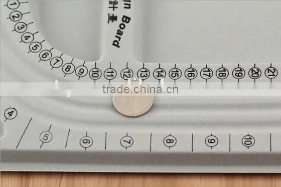DIY beads design flocking plate/template/board for Necklace