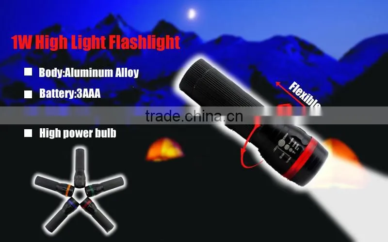 Wholesale China Trade zoomable led flashlight