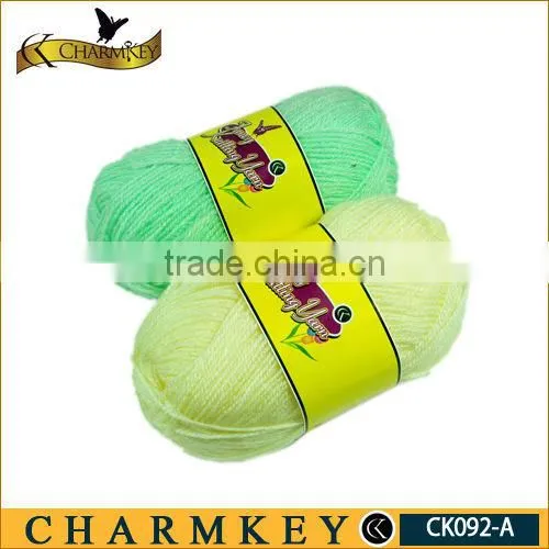 hand knitting acrylic yarn