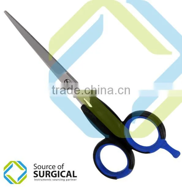 Attractive Color Plastic Handle Scissor For Student with multicolored handle B-PHS-25