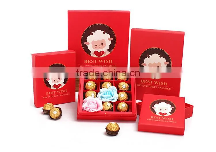 Dubaa High Quality Customized Chocolate Box/Chocolate Packaging Box/Chocolate Packaging