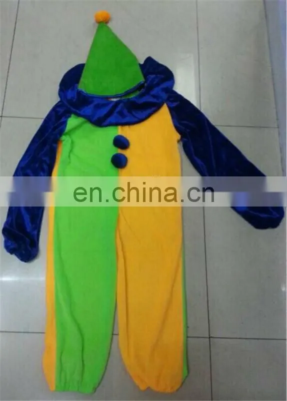 TZ8140-4 Colorful Carnival Clown Costume , Carnival Costume