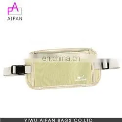 Hidden Nylon Rfid Women Travel Waist Band