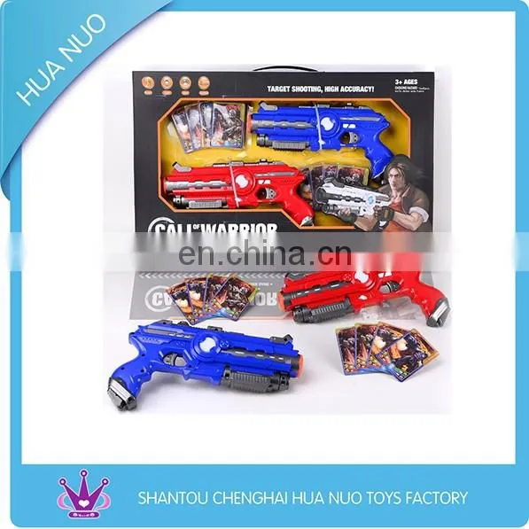 Cool infrared battery operated laser sound gun toy