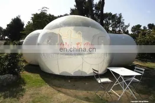 Cheap Out door popular inflatable clear tent for sale