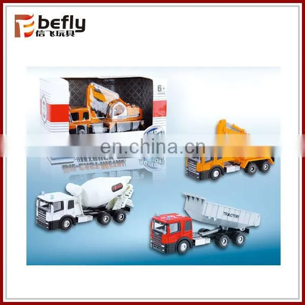 Novelty pull back metal casting car