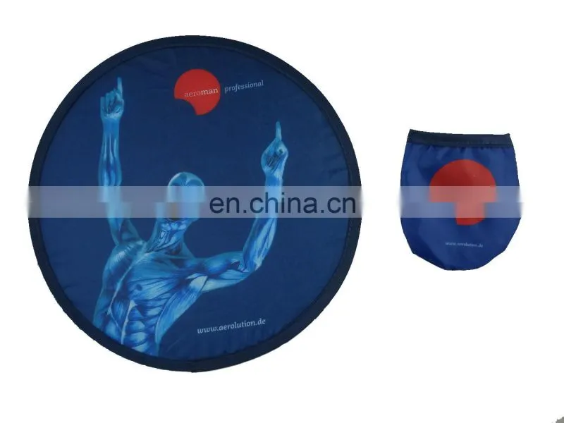 Logo Printing Foldable Frisbee With Pouch
