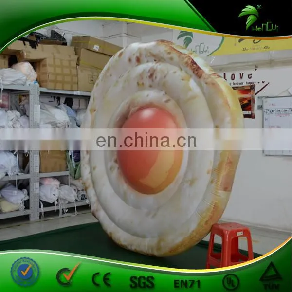 Customied Promotion Events Decorations Inflatable Fried Egg Balloon Type Replica Shape Egg