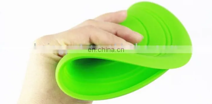2014 Super Soft Colorful Rubber Frisbee Eco-friendly Material Training Dog toy