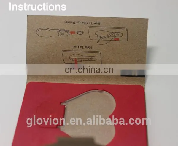 New design promotional gift Card lamp LED lamp