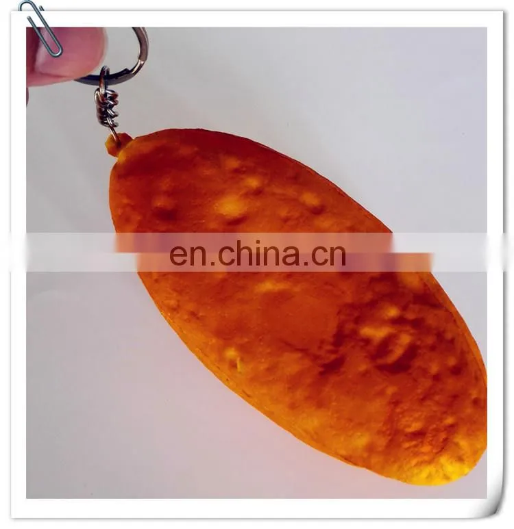 customized PU stress ball toy of promotion gift fake PU bread looks real