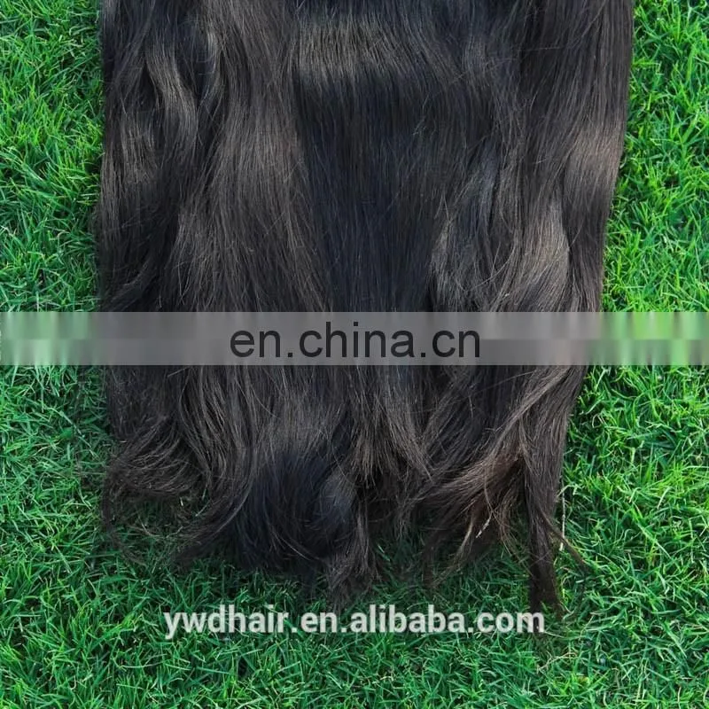 8A 1kg unprocessed 100% virgin brazilian human hair virgin bulk hair ponytail natural human hair