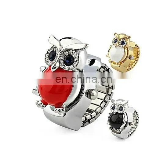 2014 fashion owl ring watch