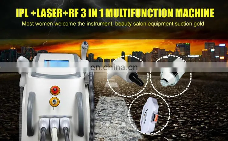 Hot selling! e light laser hair removal cost/opt system cold ipl laser machine price