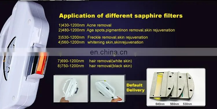 Hot selling! e light laser hair removal cost/opt system cold ipl laser machine price