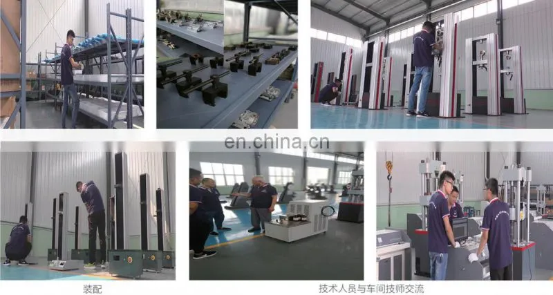 Hydraulic universal testing machine 500 kn Microcomputerized servo motor