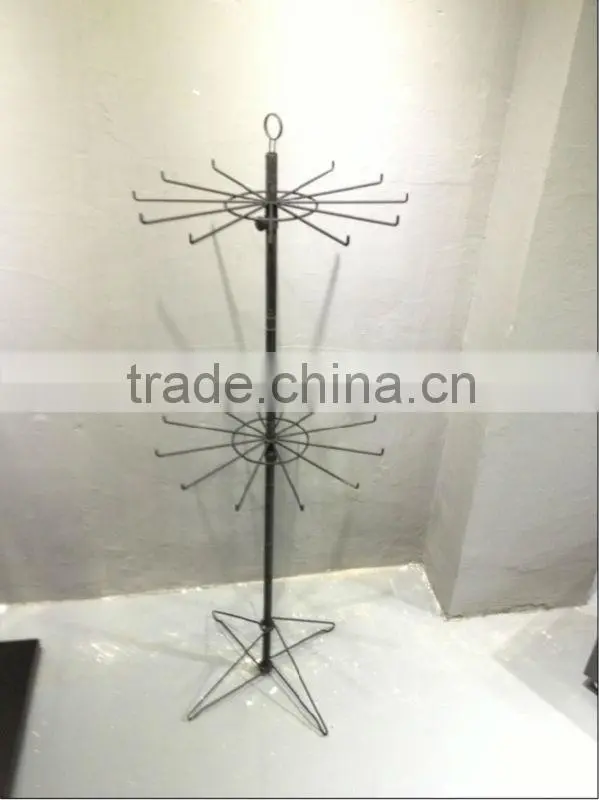 Spinning wholesale tie display rack