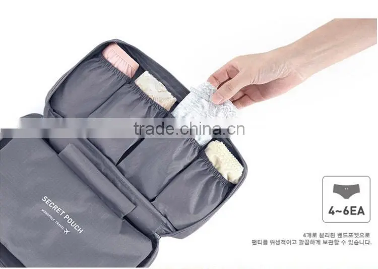 Portable Travel Drawer Dividers Closet Organizers Bra Underwear Storage Bag