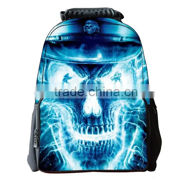 3D Unisex School Backpack Bags 3D Animal Print Felt Fabric Hiking Daypacks