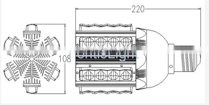 best price made in China high lumen led street lighting