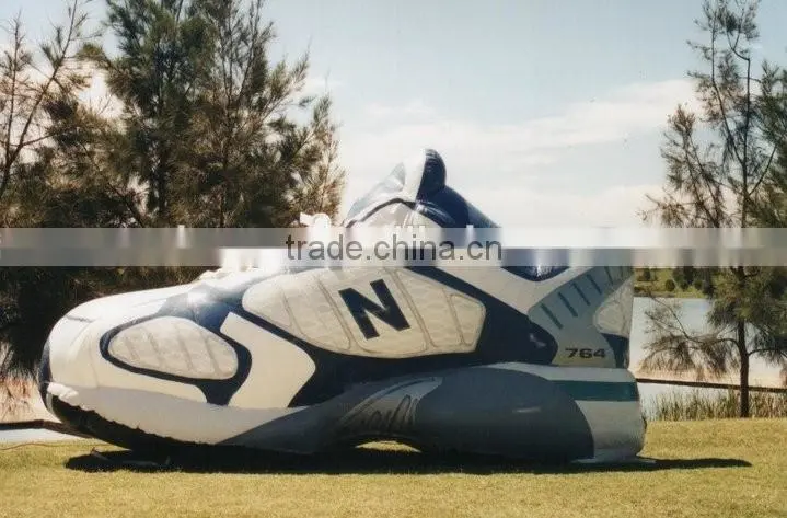 Custom High Quality Giant oxford cloth Inflatable Advertising Shoe For Disply