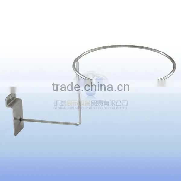 Metal Chrome Hat Display Rack for Slatwall