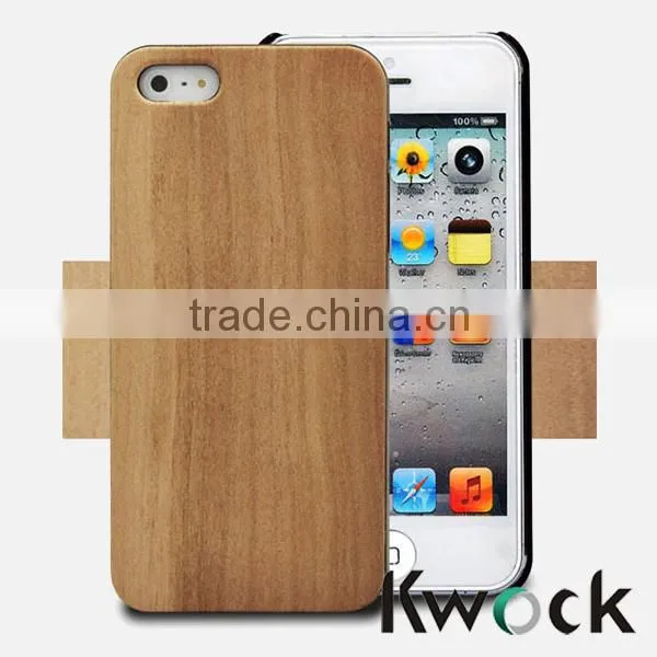 Cell phone case/cover, real nature bamboo hand-carved wooden phone case