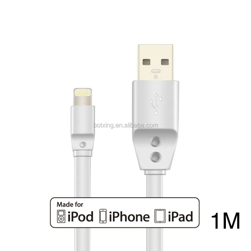 High quality 3 in 1 Key chain design portable USB charging cable for iPhone 7/8/X and Android mobile devices