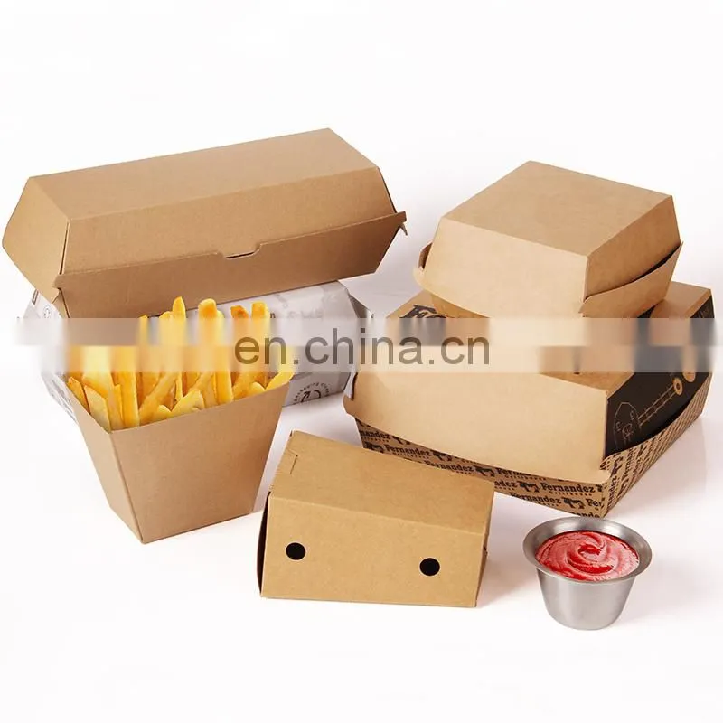 HBM1000 Automatic 3D 3-dimensional 4 corner french fried chips hamburger Burger Paper box making machine