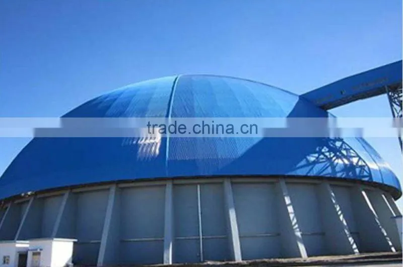 Netpetitive price anti rust steel dome for paper plant